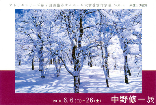 アトリエシリーズ 第７回西脇市サムホール大賞展受賞作家展　VOL.4　来住しげ樹賞　中野修一展